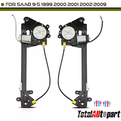 Window Regulator & Motor Assembly For Saab 9-5 1999 2000 2001 02-09 Rear Side • $99.99