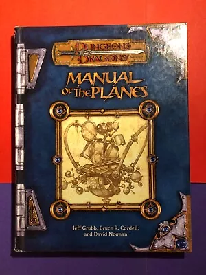 Dungeons & Dragons Supplement 223page Collectable Hardback: MANUAL OF THE PLANES • $48.56