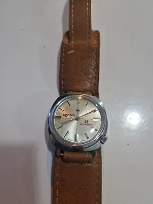 Vintage Mens Windsor De Luxe 1960s Swiss Mechanical Watch - Working • £45