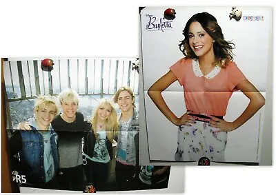 R5 Ross Lynch / Violetta Martina Stoessel Two-sided Magazine Poster A2 23х16 • $5.50