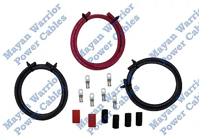 BIG 3 Heavy Duty High Output Cable Wire Kit UPGRADE 4 AWG GAUGE Alternator Batte • $34.99