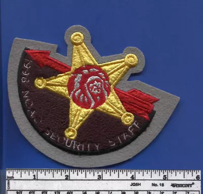 1998 NOAC - Official Security STAFF Chenille Patch • $49.95