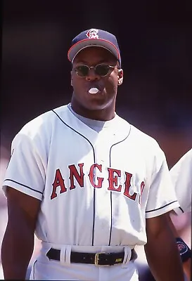 35 MM Color Slide:  Bo Jackson California Angels • $9.99