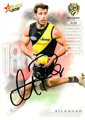 $54.99 • Buy ✺Signed✺ 2019 RICHMOND TIGERS AFL Premiers Card ALEX RANCE