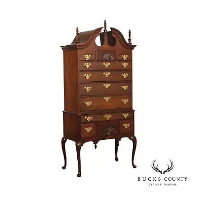 Councill Craftsmen Queen Anne Style Mahogany Highboy • $1795