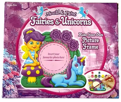 Make Your Own Fairies And Unicorn Picture Frame Mould & Paint + FREE GIFT 🦄 • £9