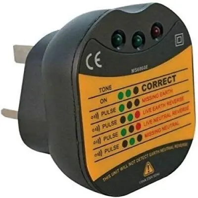 CED RMTMS6860A Plug-in Ring Main Socket Tester 13 Amp • £14.99