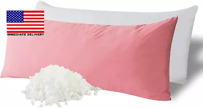 Memory Foam Body Pillow With Breathable Zippered Cotton Cover Full Body Pillow  • $46.80