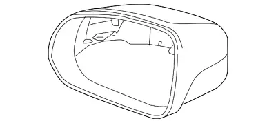 Genuine Volvo Mirror Cover Right XC90 2016 And Up 39792457 • $150.69