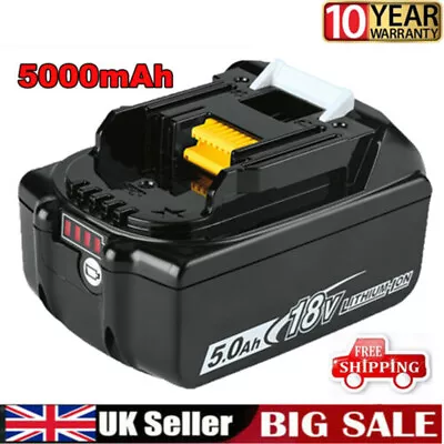 For  Makita BL1850 18V 5.0Ah Li-Ion LXT Battery 5AH Star Battery BL1850B • £19.11