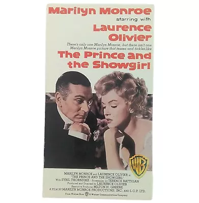 The Prince And The Showgirl 1987 VHS Marilyn Monroe  • $3.99