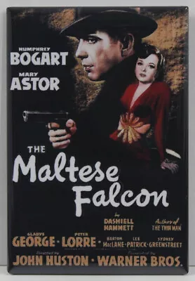 The Maltese Falcon Movie Poster 2  X 3  Fridge / Locker Magnet. Humphrey Bogart • $6.39