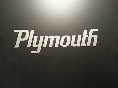  Decal ***for  Plymouth Gtx   Cuda Mopar Hemi ** White • $4