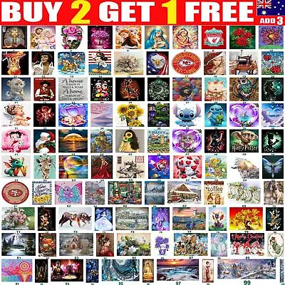 $11.80 • Buy 5D DIY Diamond Painting Embroidery Cross Craft Stitch Arts Kit Mural Home Decor