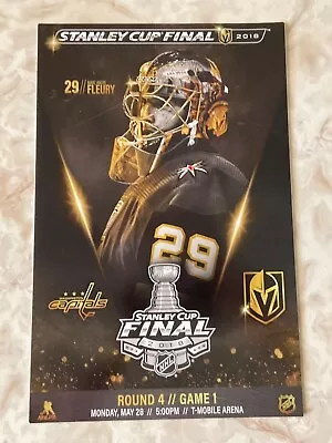 Round 4 Game 1 Marc-Andre  Fleury VGK Stanley Cup Finals Poster • $20