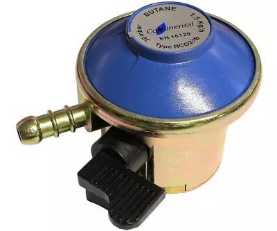 Butane Gas Regulator Fits Calor 20mm Clip On Bottle – Caravan Motorhome - BBQ • £11.99