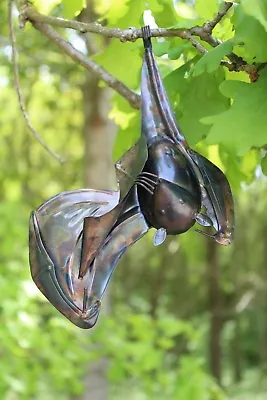 £8 • Buy Handmade Hanging Bat Fair Trade Tin Metal Fruit Bat