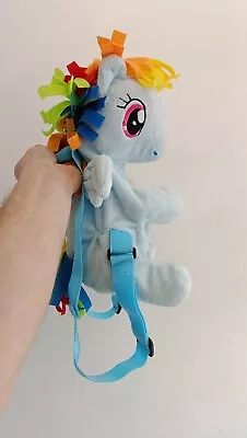 My Little Pony Plush Backpack  Hasbro New Blue - New With Tags 10  • £7