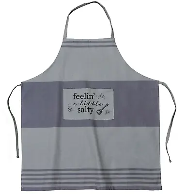 Krumbs Kitchen Elements Feeling A Little Salty Apron Front Pocket Knee Length • $19.95