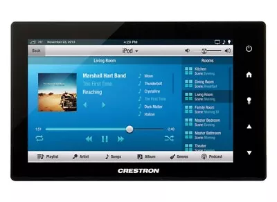 Crestron TSW-750-B-S 7-inch Touch Screen + New RJ45 Cable POe FAST POST • $110