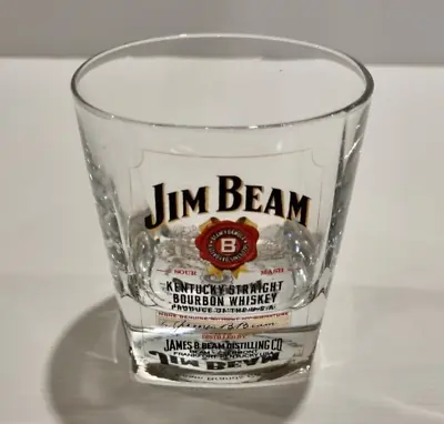 Jim Beam Kentucky Straight Bourbon Whiskey Glass Collectible Barware • $22.55