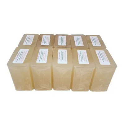 10 Lb LOW SWEAT CLEAR Melt And Pour Glycerin Soap All Natural BULK Wholesale Lot • $75.95