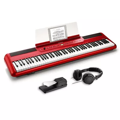 $389.99 • Buy Donner SE-1 88 Key Graded Hammer Digital Piano Portable Keyboard Black/White/Red
