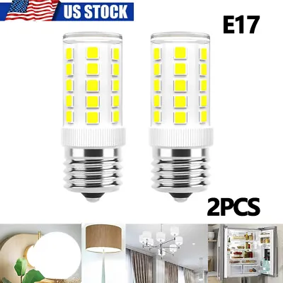 2x E17 LED Bulb Microwave Oven Light Dimmable Natural White 6000K Super Bright • $7.98