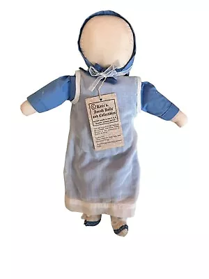 Katie’s Amish Dolls Faceless Doll Anna Made In Indiana 14” • $33.85