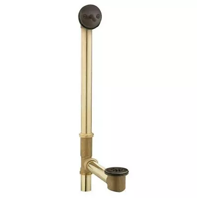 Moen 90480ORB Tub Drain With Brass Tubing And Trip Lever Drain Assembly Oil Rubb • $94.99