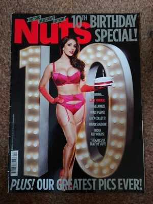£55 • Buy Nuts Magazine 2014 Lucy Pinder 10th Birthday Special Rosie Jones Rhian Sugden