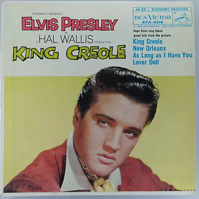 ELVIS PRESLEY King Creole (Vol. 1) RCA VICTOR EPA 4319 VG 45rpm 7  1958 • $18