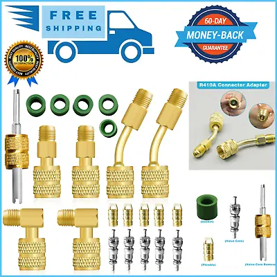 R410a Adapter Kit Mini Split Adapter 5/16 To 1/4 Coupler R410a Refrigerant Hose  • $21.79