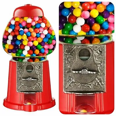£14.95 • Buy Gumball Sweet Dispenser Candy Vending Machine Free Gum Balls Bubble Jelly Beans