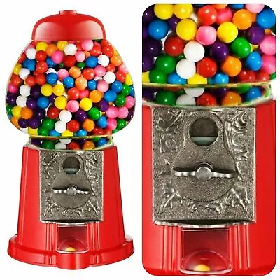 Gumball Sweet Dispenser Candy Vending Machine Free Gum Balls Bubble Jelly Beans • £14.95