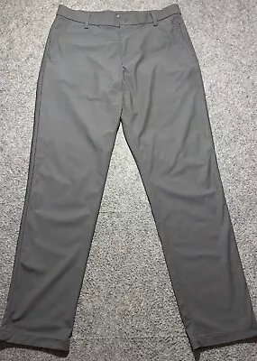 Kirkland Men's Golf Pants 36x34 Charcoal Gray Performance Signature Chino • $17.50