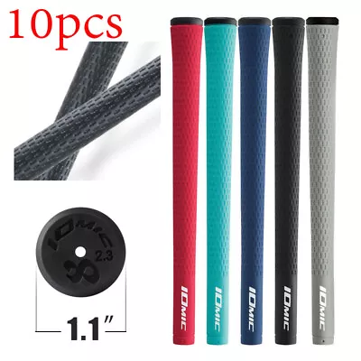 10Pcs Golf Grips Universal Rubber Iomic Sticky 2.3 Anti-Slip 5 Colors Club Grip • $37.95