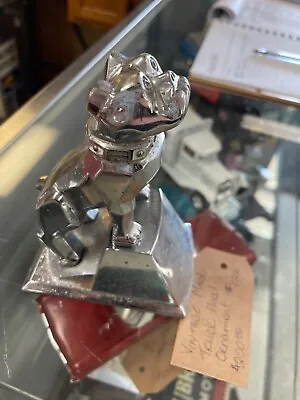 Vintage Mack Truck Bulldog Hood Ornament Reg # 1387477 With Original Base • $200