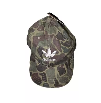 Adidas Originals Forest Camouflage Relaxed WOMEN'S Fit OSFW Adjustable Hat New • £13.49