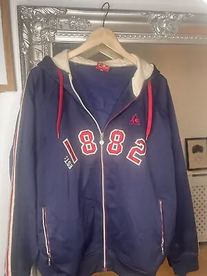 Vintage Le Coq Sportif Jacket Track Top - XL Retro Heavyweight Zip Up • £10