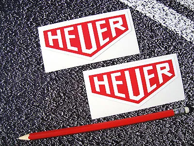 Heuer Stickers Tag Watch 9.5cm  F1 Classic Mclaren Williams Ferrari Lotus • £2.75