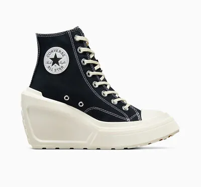 Converse Chuck 70 De Luxe Wedge Women's High-Top Platform Shoes Black • $385.35