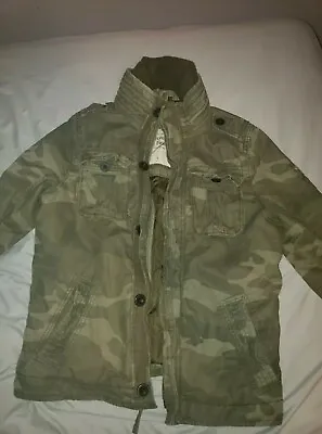 Abercrombie And Fitch A&f Camo Hoffman Mountain Noonmark Military Jacket Large • $295
