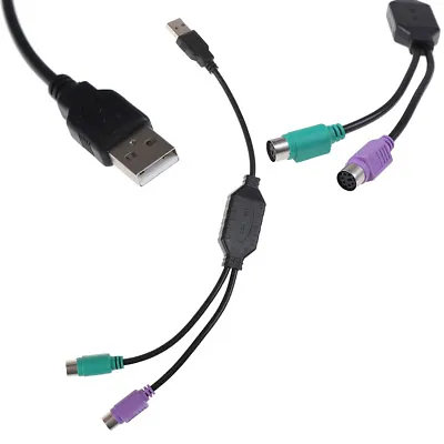 $2.32 • Buy USB Male To Ps/2 Ps2 Female Converter Cable Cord Keyboard Mouse Adapter N NDD