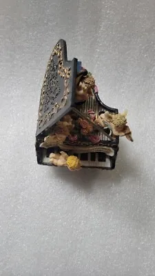 Vtg. Unique Berkeley Working Music Box Piano With Moving Angels Tune Fur Elise • $14.99