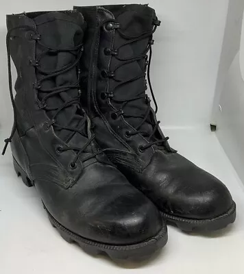 Vintage Ro-Search Men's Military Black Combat Spike Protective Boots Size 9 R • $45