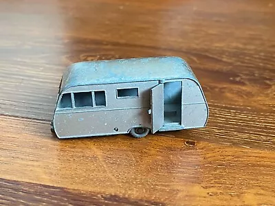 Vintage Matchbox Car No. 23 Bluebird Dauphine Caravan Camper Trailer Wrkng Door • $5