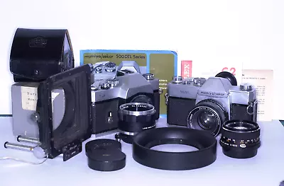 MAMIYA Lot Of Miscellaneous 35mm & Medium Format Items *For Parts Or Not Working • $56.78