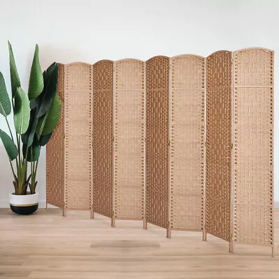 4/6/8 Panel Folding Room Divider Privacy Screen Panel Freestanding Lightweight • $72.99