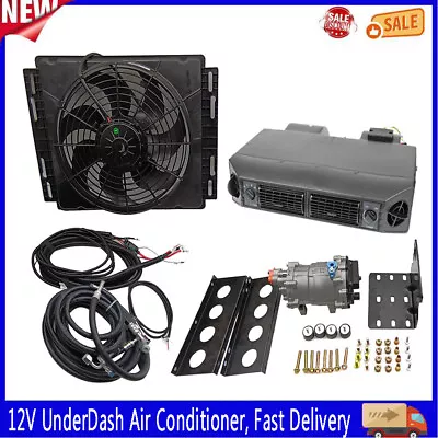 Brand New AC Kit Universal 12V UnderDash Air Conditioner Electric Compressor Kit • $1190.99